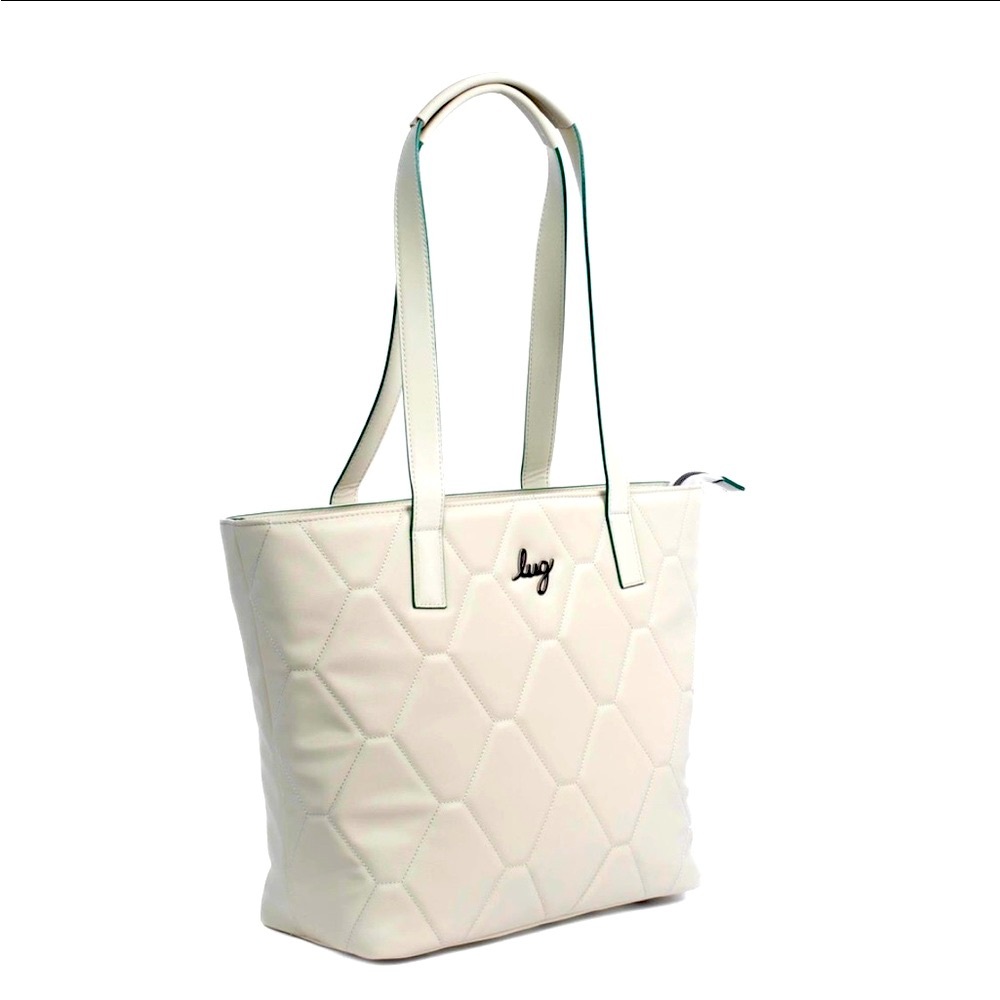 NWT: LUG PADDOCK SATIN MATTE
LUXE VL TOTE - PEBBLE